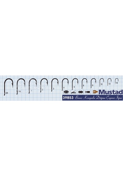 Mustad Olta İğnesi 39853 50li No:1