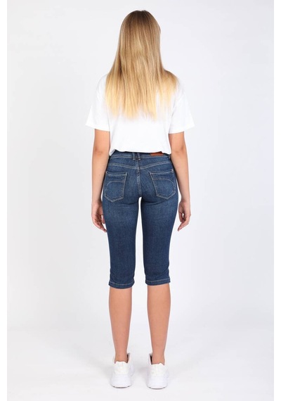 Banny Jeans Bw Kadın Jean Kapri Lacivert 34