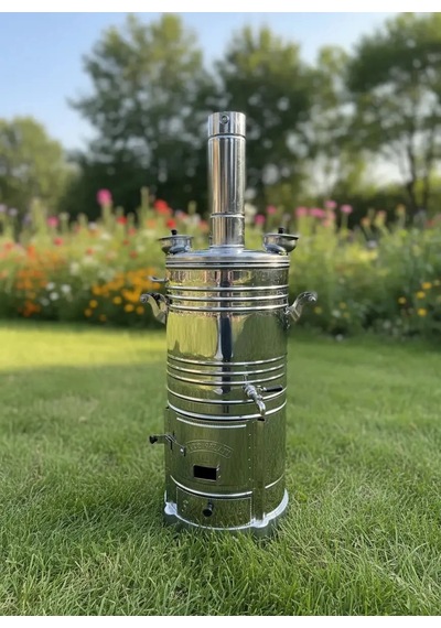 35 Litre Büyük Semaver 3 Demlik Yeri İmkanı