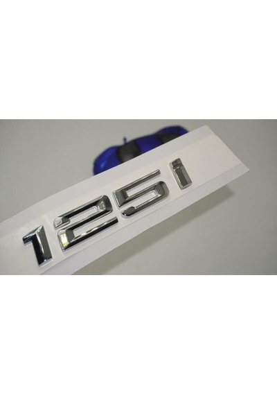 Bmw 125ı Bagaj Krom Metal 3m 3d Yazı Logo Uyumlu