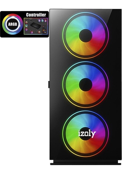 Izoly AS00121 R5-3600 16 GB 512 GB GTX1660S 6 GB Free Dos Masaüstü Oyuncu Bilgisayarı