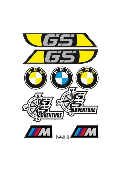 Bmw Tasarım A4 Çoklu Sticker Seti 03 Diğer