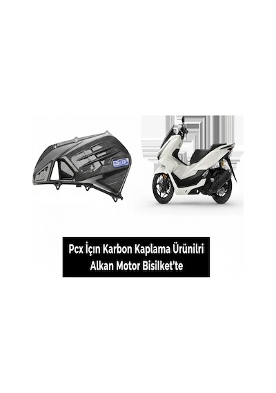 Honda Pcx125 2021 Ve Sonrası Hava Filtre Kapağı Karbon Kaplama Çok Renkli