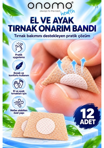 Health El Ve Ayak Tırnak Onarım Ve Yenileme Bandı 12 Adet