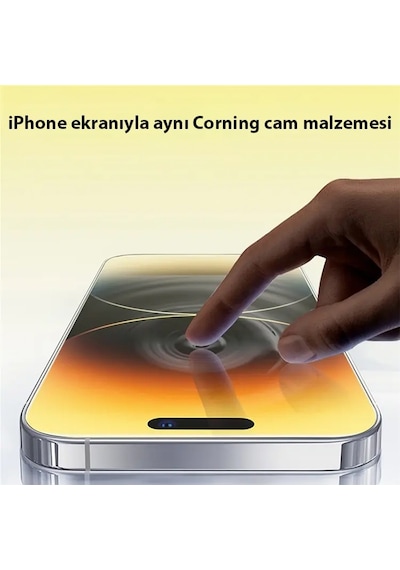 Baseus Corning Apple iPhone 15 Pro Uyumlu Eye-protection Cam Ekran Koruyucu