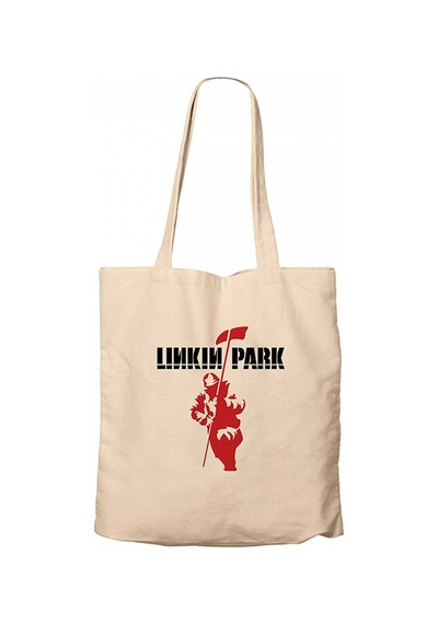Linkin Park Soilder Krem Kanvas Bez Çanta Krem
