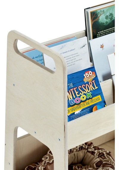 Montessori Büyük Boy Kitaplık Bej
