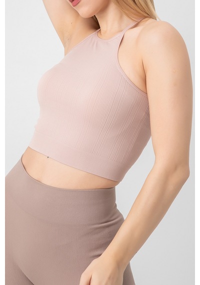 Doremi Seamless Örme Halter Yaka Büstiyer 001
