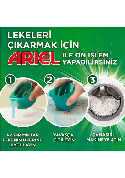 Ariel Canlı Parlak Renkliler ve Siyahlar Sıvı Çamaşır Deterjanı 58 Yıkama
