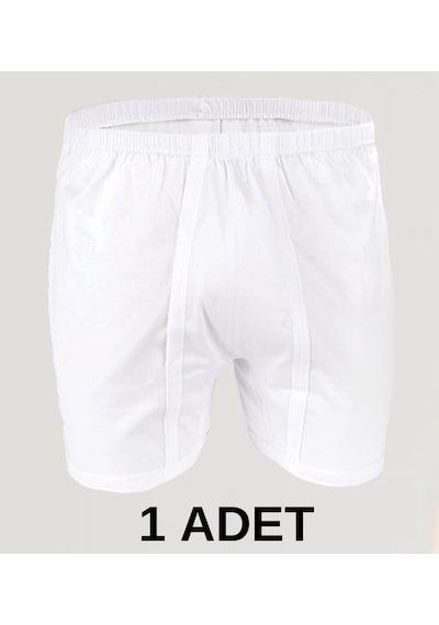 1 Adet Erkek Arjantin Penye Boxer Beyaz 001