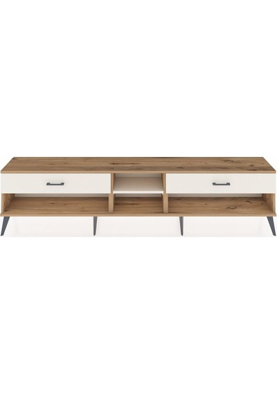 Arges Tv Ünitesi Tek Raflı 2 Çekmeceli 220x30x51 Çam-aytaşı Aytası/aytası - Atlas Çam