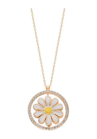 Papatya Kolye 718914 Rose Gümüş