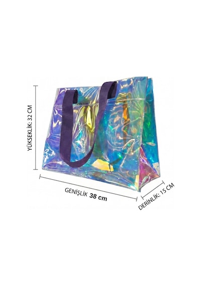 Rm Promosyon R&m Promosyon Su Geçirmez Şeffaf Pvc Kadın Plaj Ve Omuz Çantası - Hologram 7 Farklı Sap Rengi Seçeneği Hologram - Mor Sap Hologram - Mor Sap Rm Promosyon R&m Promosyon Su Geçirmez Şeffaf Pvc Kadın Plaj Ve Omuz Çantası - Hologram 7 Farklı Sap Rengi Seçeneği Hologram - Mor Sap Hologram - Mor Sap