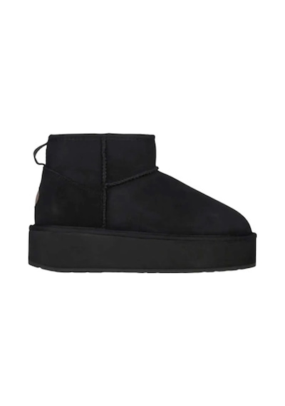 Emu Australia Emu Australia Stinger Micro Flatform Kadın Siyah Bot 98 Siyah