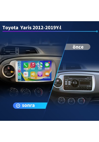 Toyota Yaris 2012-2019 Yıl Multimedya 4-64 Gb Navigasyon