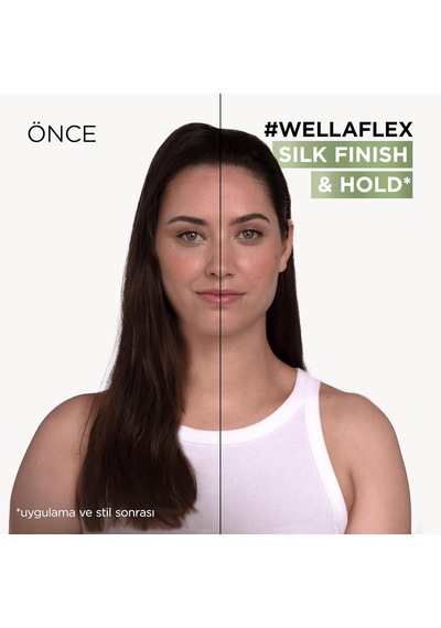Wellaflex Silk Finish & Hold İpeksi Bitiş Ve Tutuş Sağlayan Saç Spreyi Ultra Strong Hold - 52694556