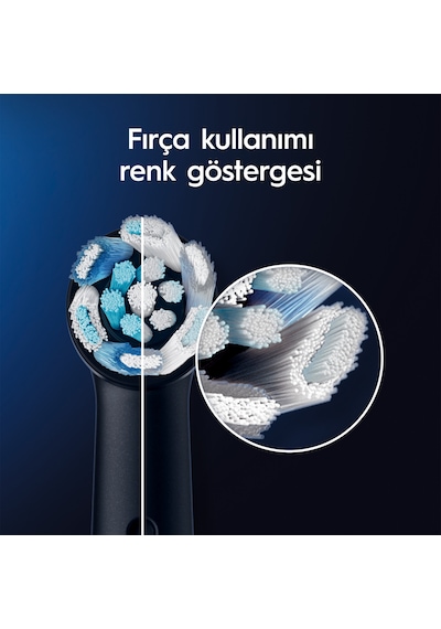 Oral-B İo Ultimate Clean Siyah Diş Fırçası Yedek Başlığı 6'lı