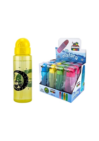 Nova Color Plastik Matara Suluk 500 Cc Çok Renkli