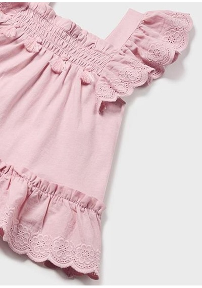Kız Bebek Krem Bluz 01197-031 Pembe