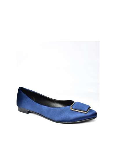 Fox Shoes P726776304 Lacivert Saten Kumaş Kadın Babet Lacivert Fox Shoes P726776304 Lacivert Saten Kumaş Kadın Babet Lacivert