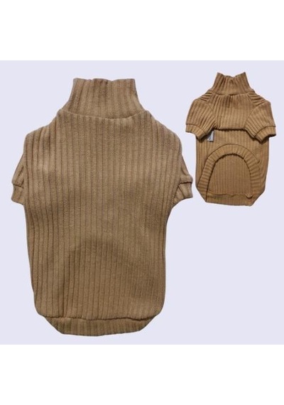 Gedyco Bej Basic Küçük Irk Köpek Sweatshirtü