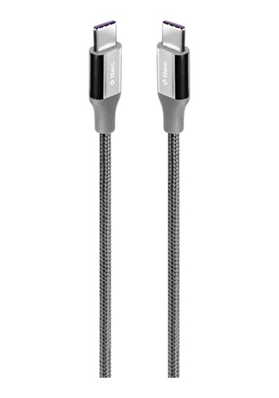 Ttec Alumicable Usb-c - Usb-c 200cm 65w Pd/qc Hizli Şarj/data Kablosu Uzay Grisi
