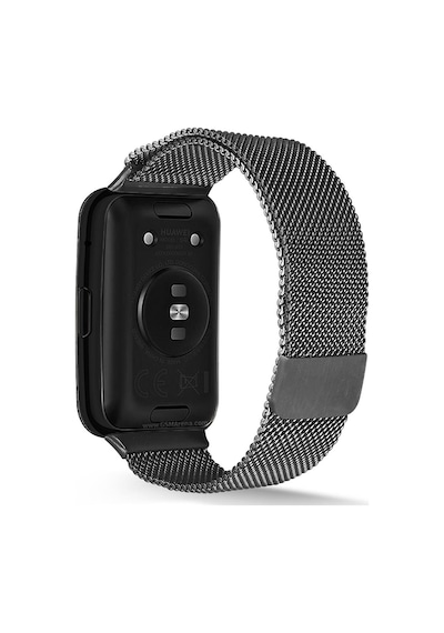 Huawei Watch Fit Hasır Metal Kordon Premium Hasır Kayış