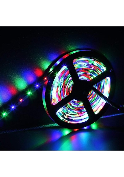 3528 Tek Çipli Silikonlu Kumandasız Rgb Şerit Led | 5 Metre |