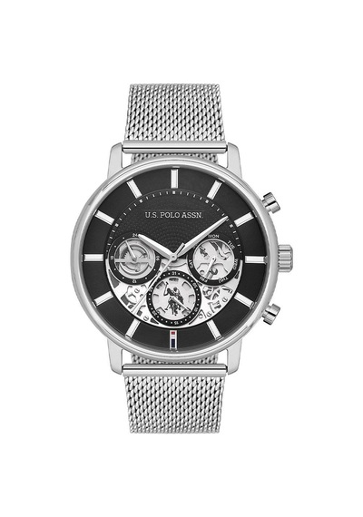 U.s. Polo Assn. Uspa1102-04 Unisex Kol Saati Metalik Gri