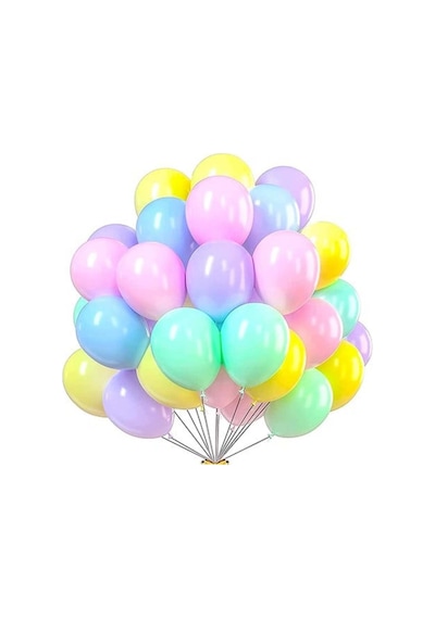 Makaron Karışık Balon 100 Adet Mavi