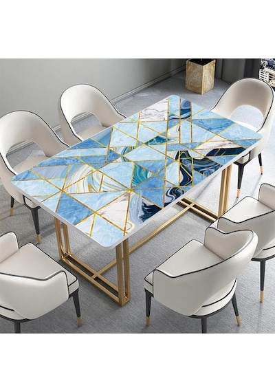 Masa Kaplama Folyosu Mobilya Masa Kaplama Folyoları Geometrik Mer (540883111)