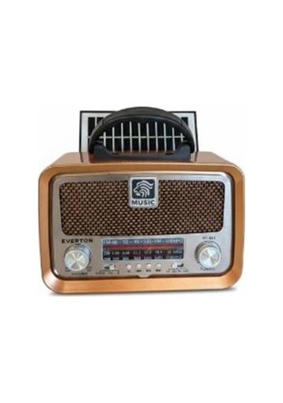 Everton Rt-653 Solarlı,şarjlı Nostaljik Radyo Bluetooth-usb-sd-fm Kdo