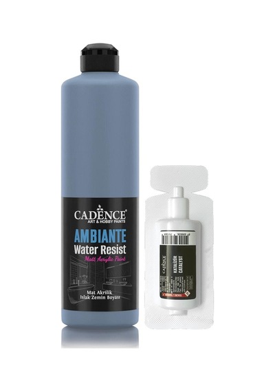 Cadence Ambiante Suya Da Lı Akrilik Boya Aw 21 Koyu Gri 500ml Katalizör 20gr