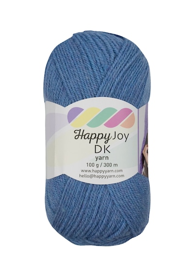 Kürkçü Han Happy Joy 100gr 300m El Örgü İpi İndigo Mavisi Hyj14