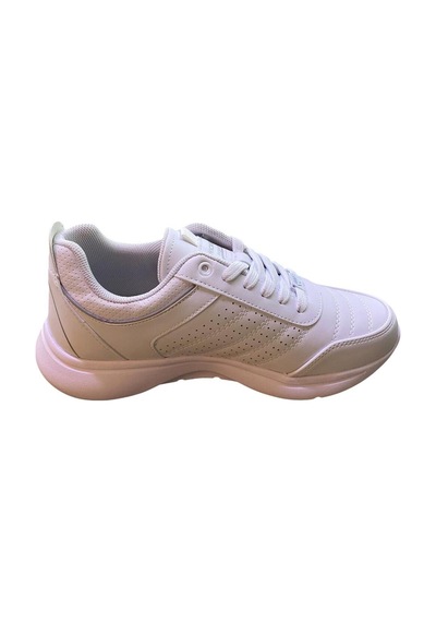 Wickers Spor Ayakkabı Kalın Hafif Düz Taban Bağcıklı Beyaz Beyaz - 915661495 Beyaz Beyaz