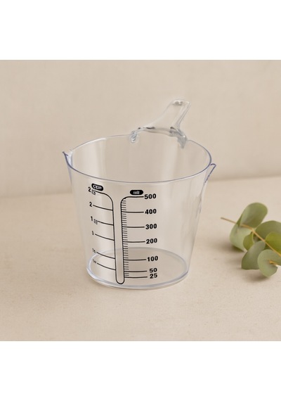 Çift Taraflı Plastik Ölçü Kabı 500 Ml