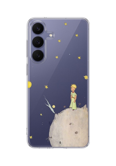 Galaxy 26 Fe Uyumlu Küçük Prens Tasarımlı Baskılı Silikon Kılıf