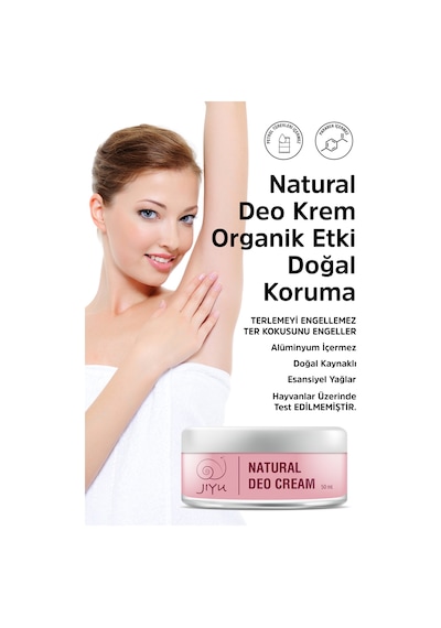 Jiyu Ter Kokusu Önleyici Doğal Krem Deodorant 50 ML