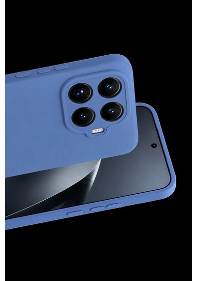 Mi 17t Nano İçi Kadife Silikon - Mavi Bz8683140947484