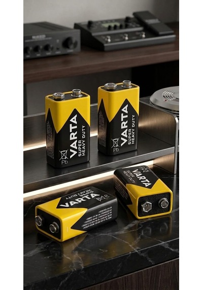 Lexroo Varta Super Heavy Duty 9v Pil - 4'lü Ekonomik Paket