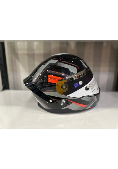 Sway Sw 850 Motosiklet Kaskı Beyaz - Siyah