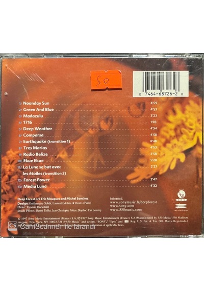 Plak Değildir Cd Dir Cd Deep Forest Iıı Comparsa Cd
