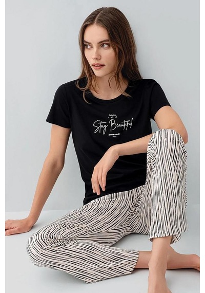 Pierre Cardin Pc9188-s Pijama Takım Siyah