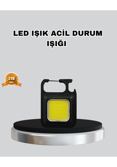 Usb Şarjlı 800 Lümen Led Fener Mini Boy 3 Işık Modlu Anahtarlık Tipi El Feneri