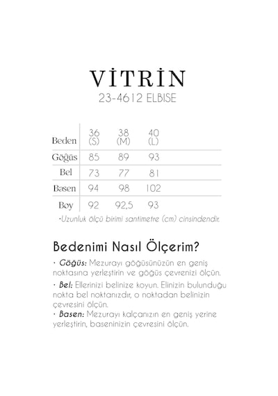 Vitrin Sıfır Kol Viskon Keten Elbise Camel