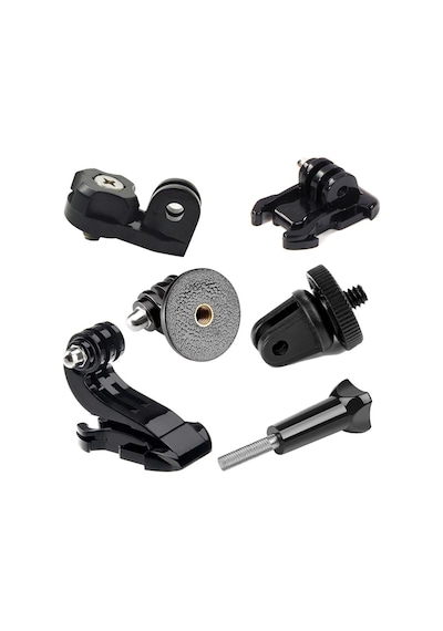 Gplus Gp6035vjha 6 Parça Aksiyon Kamera Aksesuarlarıyla Uyumlu Dönüştürücü Çevirici Adaptör Paketi Adapter Set Siyah