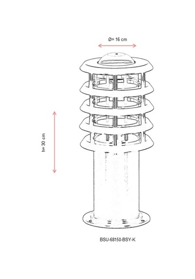 Avonnı Bsu-68150-bsy-k Siyah Elektrostatik Toz Boyalı Dış Mekan Aydınlatma, E27, Aluminyum, Polikarbon/ Cam, 16cm Sku: Smgstkb8c3de4c3b