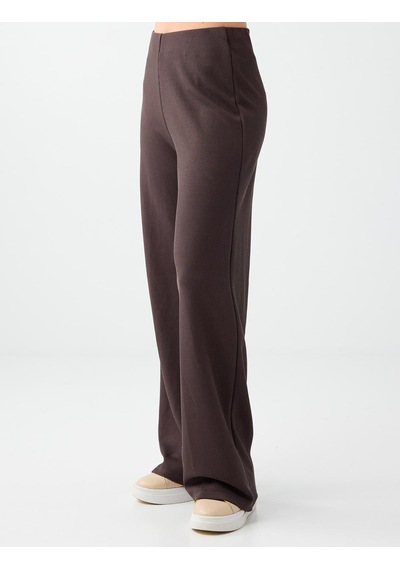 Jimmy Key Acı Kahve Normal Bel Uzun Örme Pantolon 6sw187186803 Acı Kahverengi