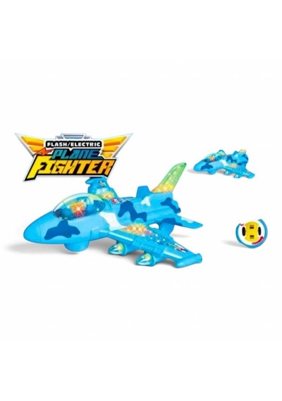 25 Cm Sesli Işıklı Hareketli Plane Fighter 9474