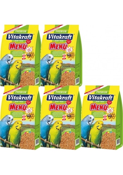 Vitakraft Vital Menu Muhabbet Kuşu Yemi 5 x 500 G